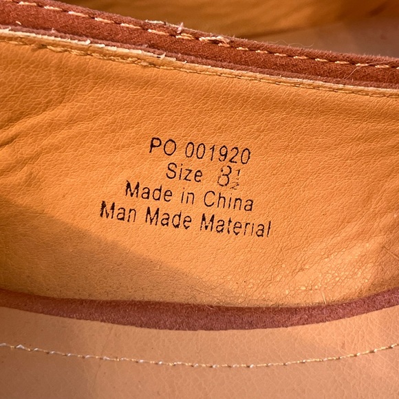 Journee Dusty Rose Suede Criss-Cross Flats - Picture 7 of 8